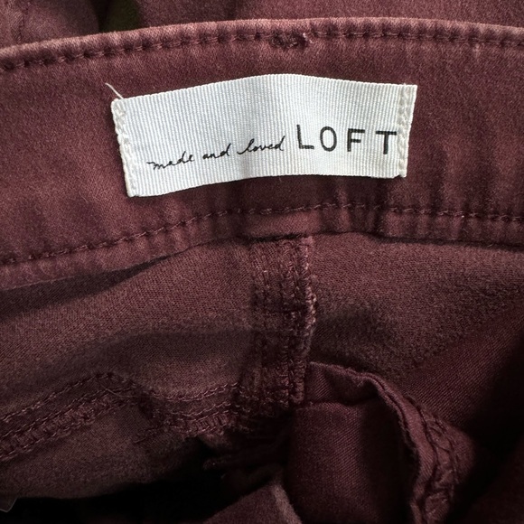 LOFT red pants size 00 petite - Picture 2 of 4